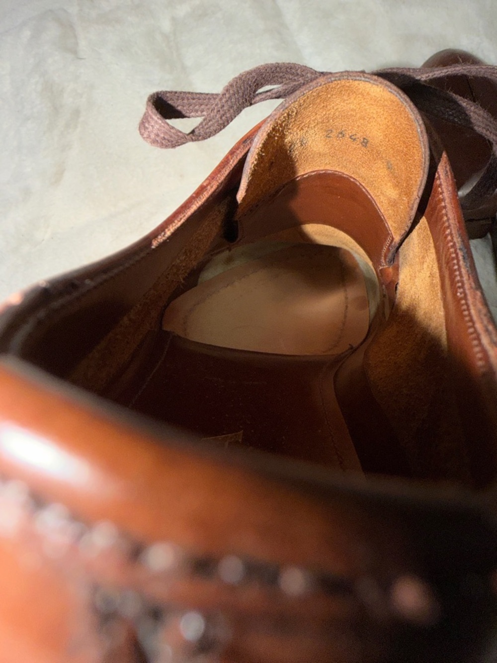 NEW! $1,320 Prada Split Toe Apron Lace Up Derby Oxford Brown Shoes 10.5 11 - Picture 10 of 14